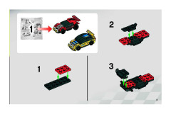 LEGO 8124 instructions page 3 – build guide