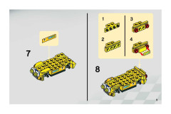 LEGO 8124 instructions page 9 – build guide