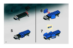 LEGO 8126 instructions page 8 – build guide