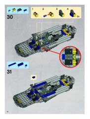 LEGO 8128 instructions page 18 – build guide