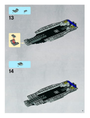 LEGO 8128 instructions page 9 – build guide