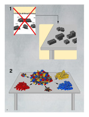LEGO 8129 instructions page 2 – build guide