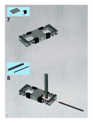 LEGO 8129 instructions page 6 – build guide