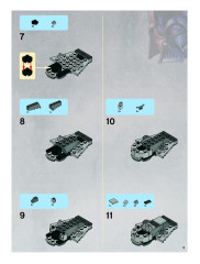 LEGO 8129 instructions page 9 – build guide