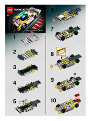 LEGO 8131 instructions page 1 – build guide
