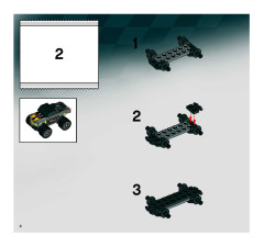 LEGO 8134 instructions page 4 – build guide