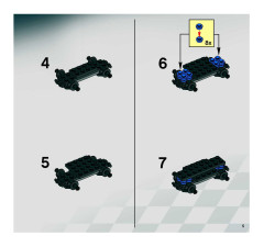 LEGO 8134 instructions page 5 – build guide
