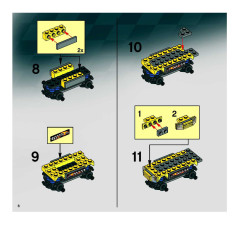 LEGO 8134 instructions page 6 – build guide
