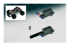 LEGO 8137 instructions page 2 – build guide