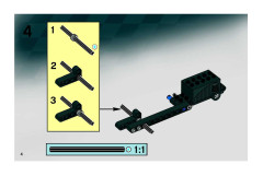 LEGO 8138 instructions page 4 – build guide