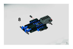 LEGO 8139 instructions page 9 – build guide