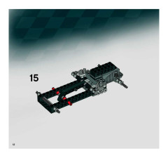 LEGO 8140 instructions page 12 – build guide