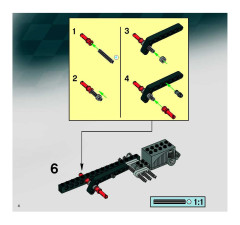 LEGO 8140 instructions page 4 – build guide