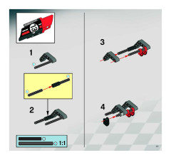 LEGO 8140 instructions page 11 – build guide