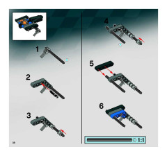 LEGO 8140 instructions page 38 – build guide