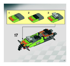 LEGO 8141 instructions page 13 – build guide
