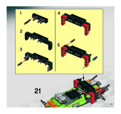 LEGO 8141 instructions page 17 – build guide