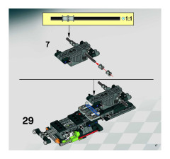 LEGO 8141 instructions page 17 – build guide