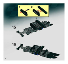 LEGO 8141 instructions page 8 – build guide