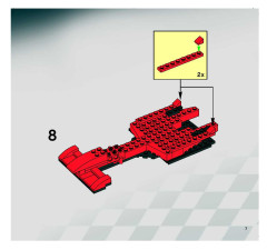 LEGO 8142 instructions page 7 – build guide