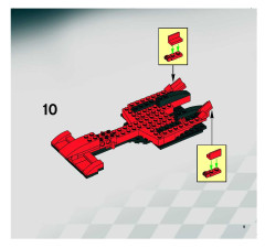 LEGO 8142 instructions page 9 – build guide