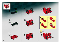LEGO 8144 instructions page 6 – build guide