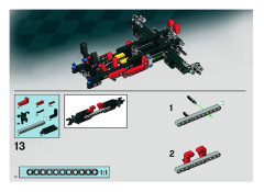 LEGO 8145 instructions page 12 – build guide