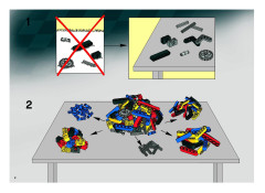 LEGO 8145 instructions page 2 – build guide