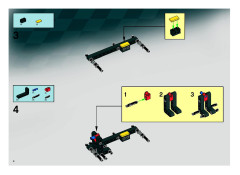 LEGO 8145 instructions page 4 – build guide