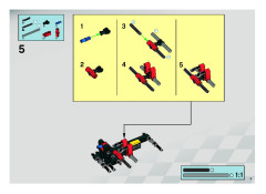 LEGO 8145 instructions page 5 – build guide