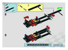 LEGO 8145 instructions page 9 – build guide