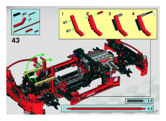 LEGO 8145 instructions page 17 – build guide