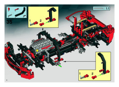 LEGO 8145 instructions page 8 – build guide