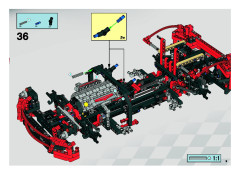 LEGO 8145 instructions page 9 – build guide