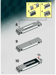 LEGO 8147 instructions page 8 – build guide