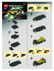 LEGO 8148 instructions page 1 – build guide
