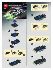 LEGO 8149 instructions page 1 – build guide