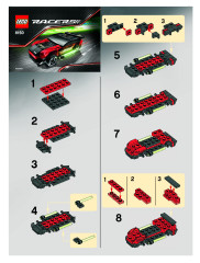 LEGO 8150 instructions page 1 – build guide