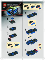 LEGO 8151 instructions page 1 – build guide