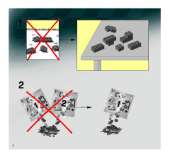 LEGO 8153 instructions page 2 – build guide