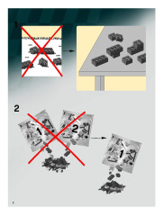 LEGO 8154 instructions page 2 – build guide