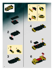 LEGO 8154 instructions page 8 – build guide