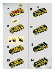 LEGO 8154 instructions page 9 – build guide
