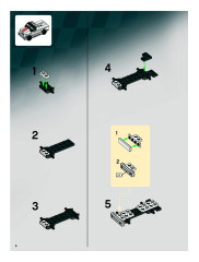LEGO 8155 instructions page 6 – build guide