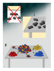 LEGO 8156 instructions page 2 – build guide