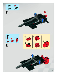 LEGO 8156 instructions page 7 – build guide