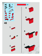 LEGO 8156 instructions page 9 – build guide