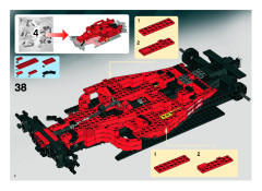 LEGO 8157 instructions page 2 – build guide