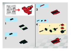 LEGO 8157 instructions page 3 – build guide
