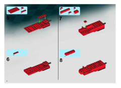 LEGO 8157 instructions page 4 – build guide